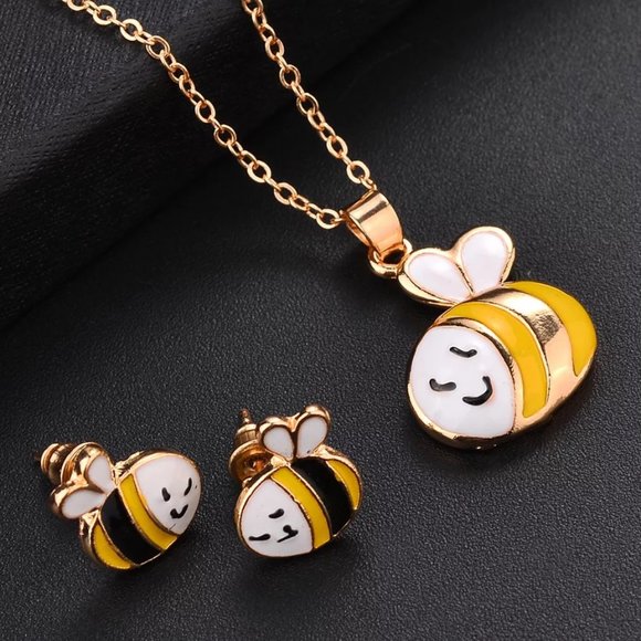 Other - Super Cute 18KGP Kids Jewelry Sets